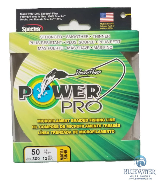 Power Pro Hi-Vis Yellow Line 50lb 300yds